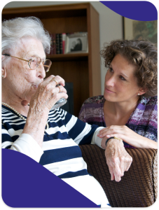 Live-in Carer with elderly client 