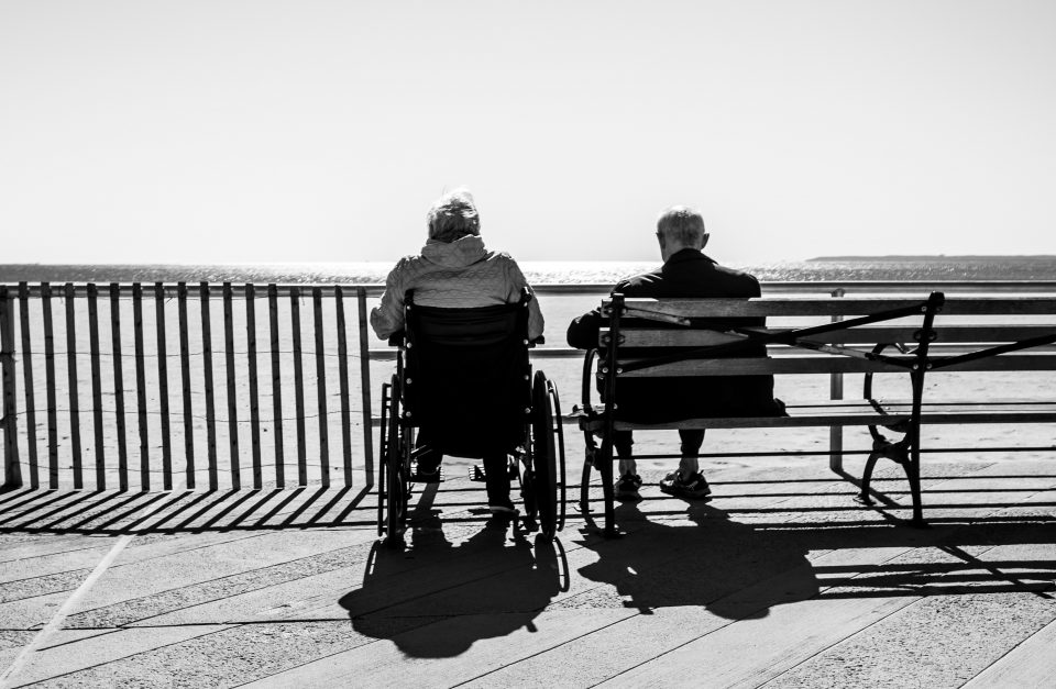 Elderly couple