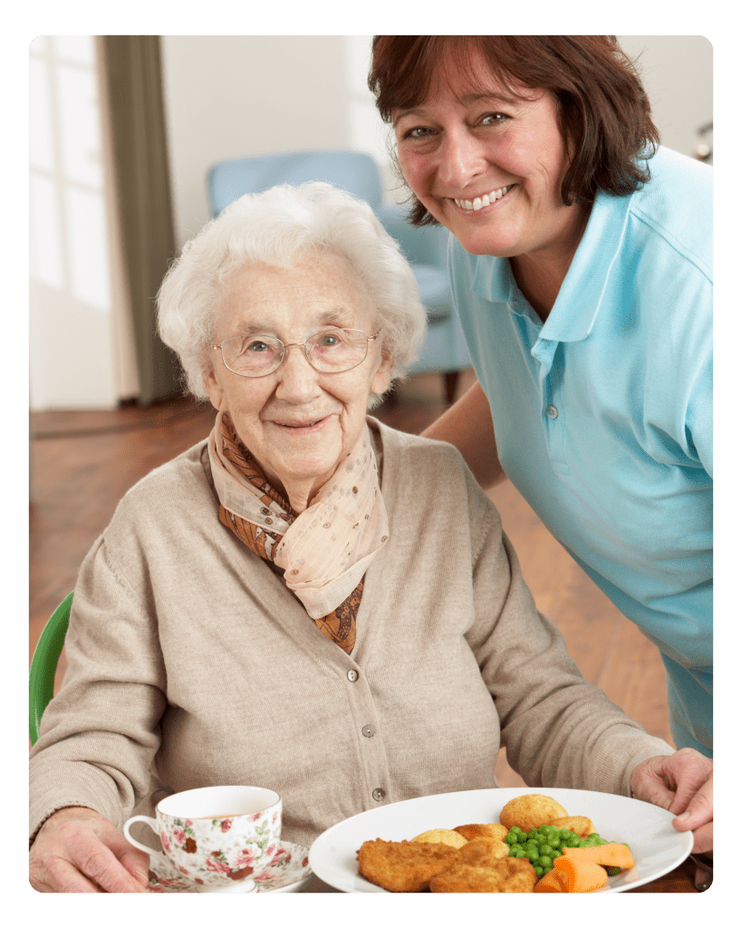Respite live in carer with elderly woman
