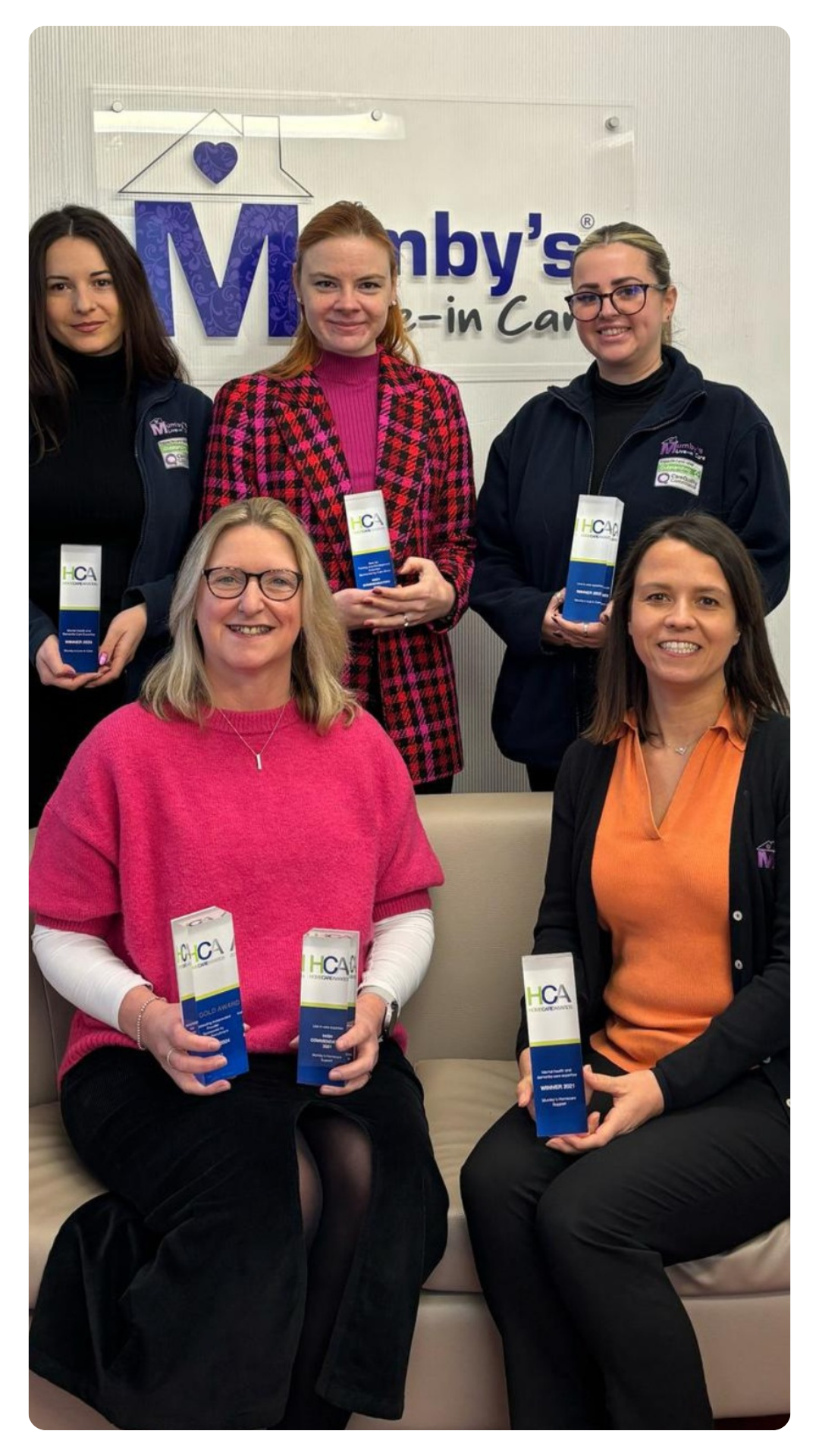 Mumby's Live-in Care Award Winning Agency