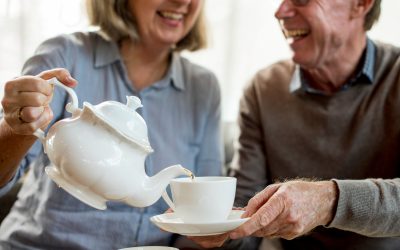 Tea Couple Together Rest Leisure
