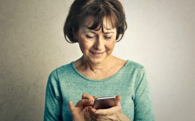 Woman arranging live-in care